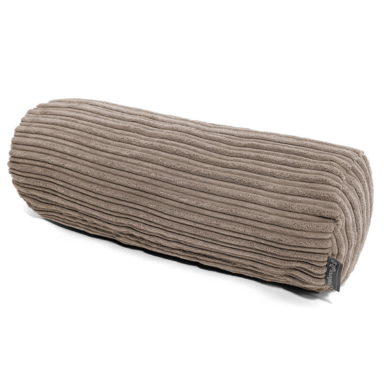 筒型ボルスタークッションカバー 20 x 55cm - クラシックコーデュロイダヴテールグレー 01