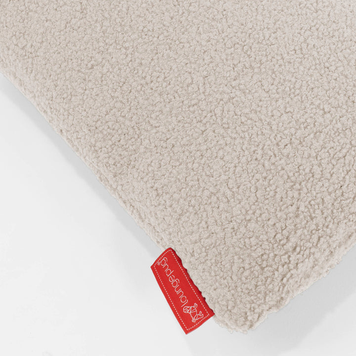 特大クッションカバー 70 x 70cm - ふわもこテディブークレアイボリー 02