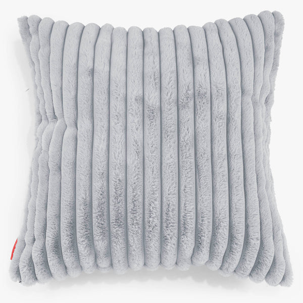 特大クッションカバー 70 x 70cm - ふわふわコーデュロイサックスブルー 01