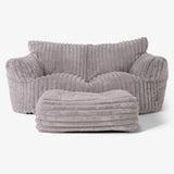 ふわふわコーデュロイピーチ 150cm ベージュ　Lounge pug lounge-pug-josephine-sofa-