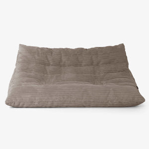 ノアフロアソファビーズクッション - クラシックコーデュロイダヴテールグレー