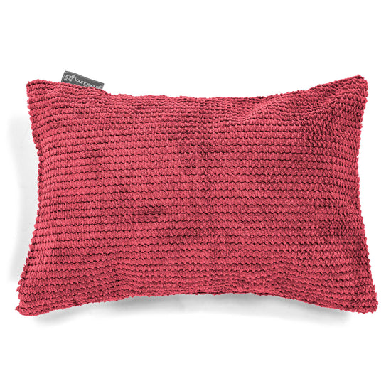 長方形クッションカバー 35 x 50cm - ポンポンパステルレッド 01
