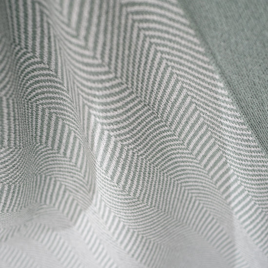 ひざ掛け/ブランケット - ニットヘリンボーンサックスブルー 03