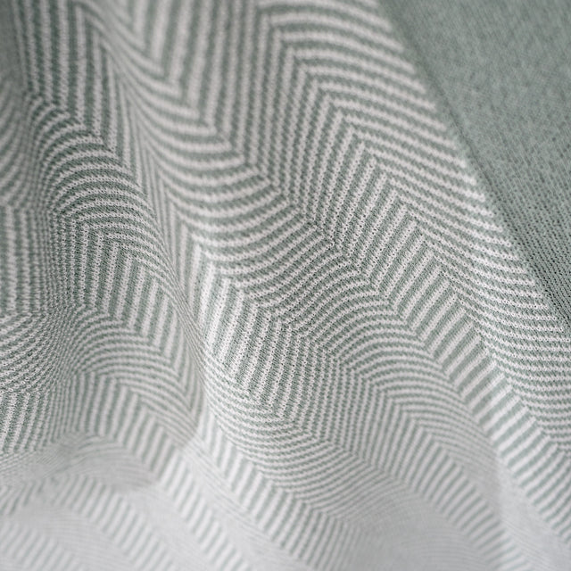 ひざ掛け/ブランケット - ニットヘリンボーンサックスブルー 03