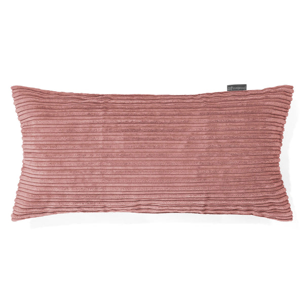 XL長方形枕クッション 40 x 70cm - クラシックコーデュロイピーチ 01