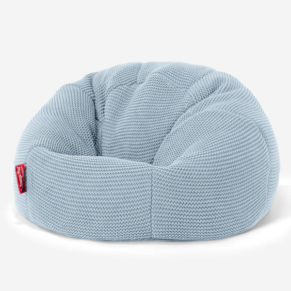 子供用クラシックビーズクッションチェア 1-5歳用 - コットン100％Ellosミスティブルー 01