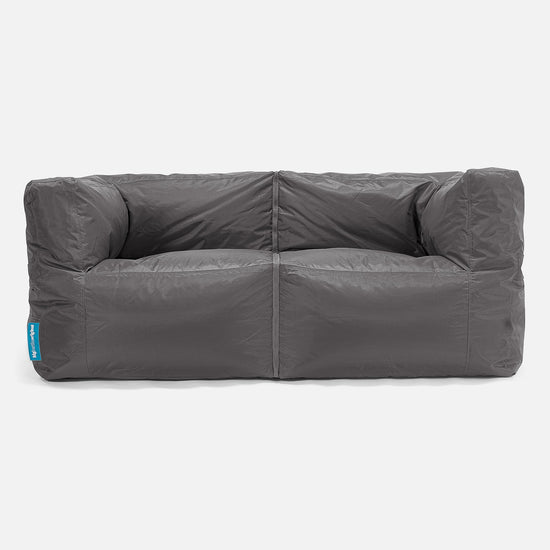 2人掛けモジュラーソファビーズクッション - SmartCanvas™ グラファイトグレー 01