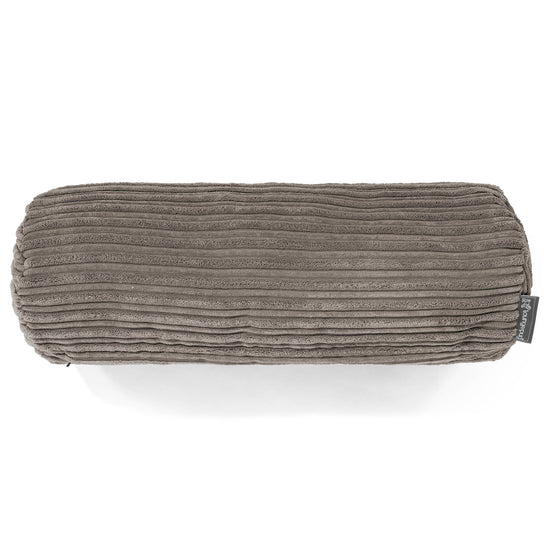 筒型ボルスタークッション 20 x 55cm - クラシックコーデュロイグラファイトグレー 02