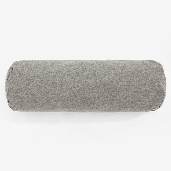筒型ボルスタークッション 20 x 55cm - Interalliウールシルバー 02