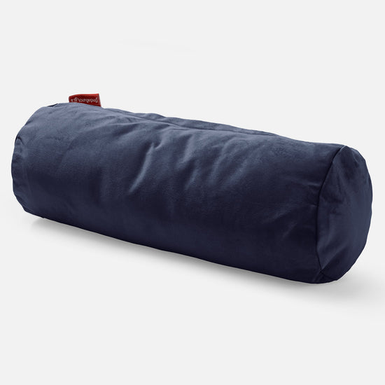筒型ボルスタークッション 20 x 55cm - ベルベットネイビー 01