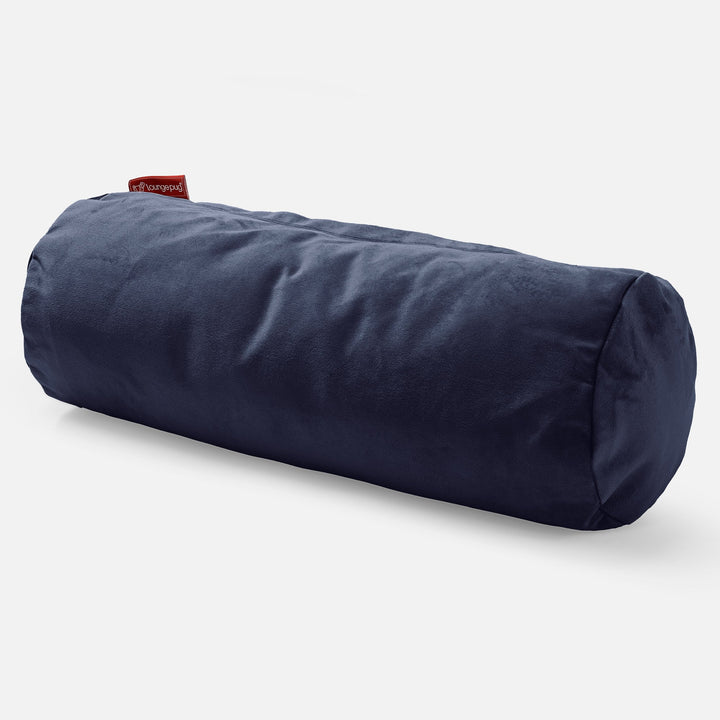 筒型ボルスタークッション 20 x 55cm - ベルベットネイビー 01