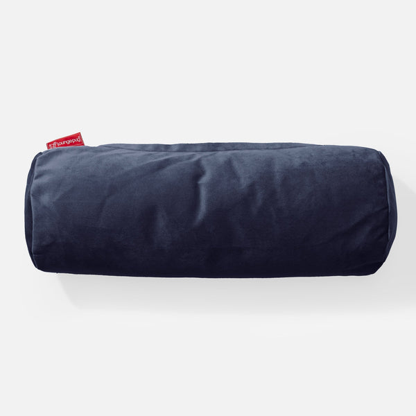 筒型ボルスタークッション 20 x 55cm - ベルベットネイビー 01