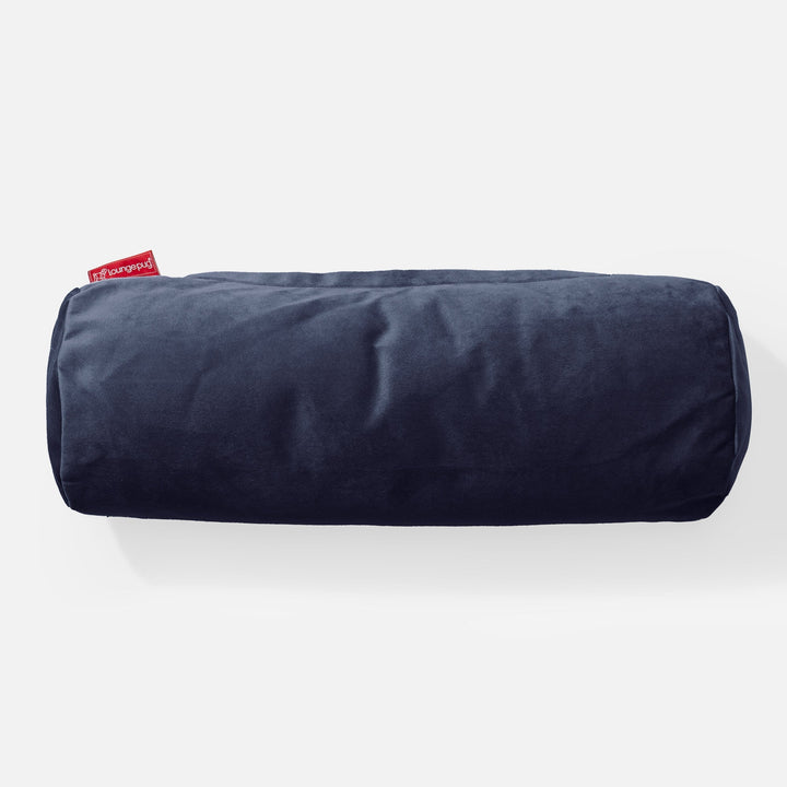 筒型ボルスタークッション 20 x 55cm - ベルベットネイビー 02