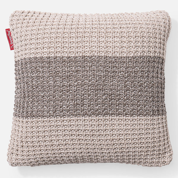 クッション 47 x 47cm - コットン100％チェスタークリーム 01