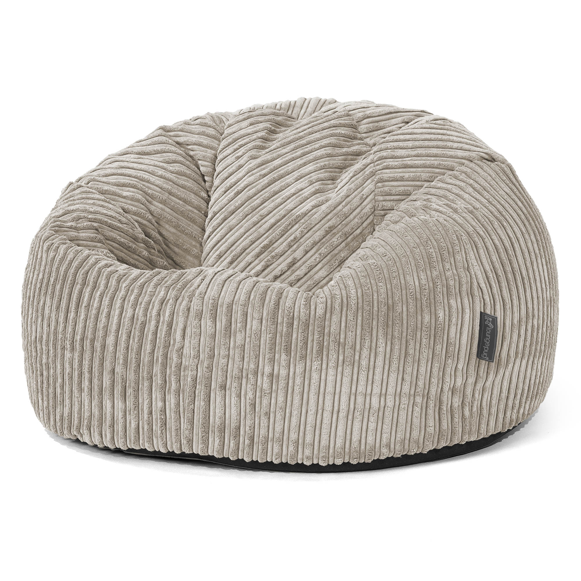 loungepug ビーズクッションチェアクラシックコーデュロイターコイズブルー LoungePug のんびりビーズチェア-クラシックコーデュロイターコイズ