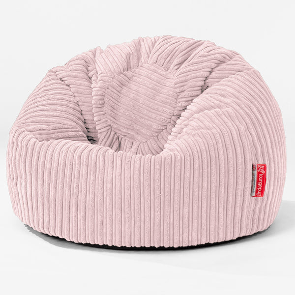 子供用クラシックビーズクッションチェア 1-5歳用 - クラシックコーデュロイブラッシュピンク 01
