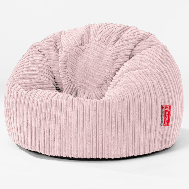 子供用クラシックビーズクッションチェア 1-5歳用 - クラシックコーデュロイブラッシュピンク 01