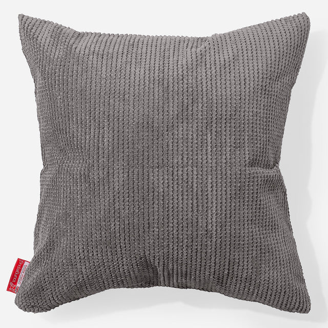 特大クッション 70 x 70cm - ポンポンチャコールグレー 01