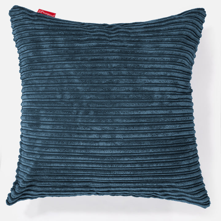 特大クッション 70 x 70cm - クラシックコーデュロイネイビー 01