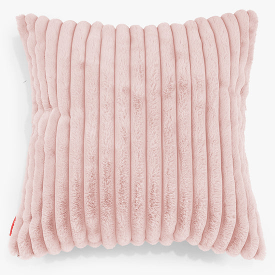 特大クッションカバー 70 x 70cm - ふわふわコーデュロイダスティピンク 01