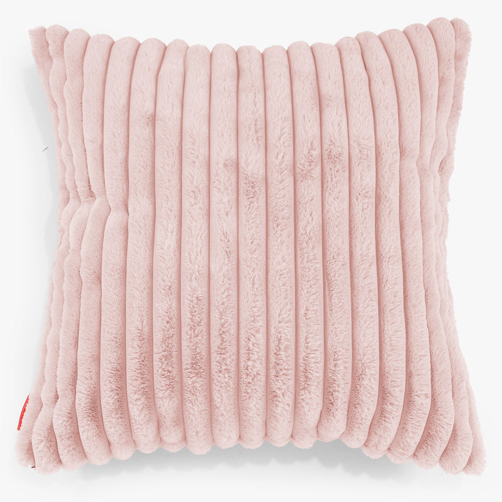 特大クッションカバー 70 x 70cm - ふわふわコーデュロイダスティピンク 01