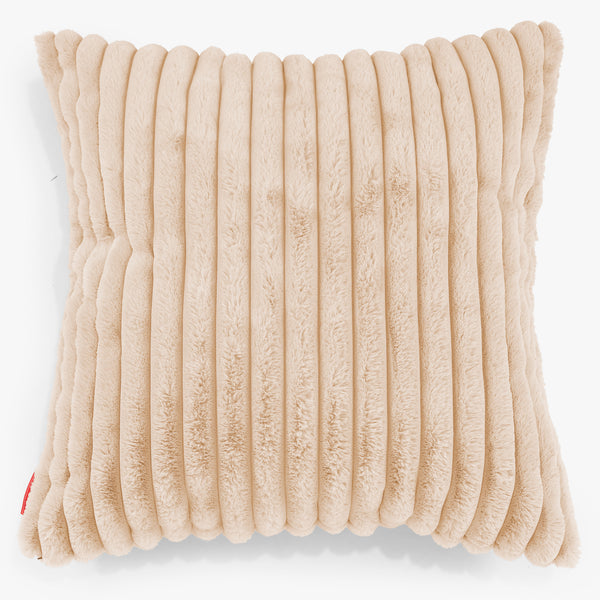 特大クッションカバー 70 x 70cm - ふわふわコーデュロイピーチ 01