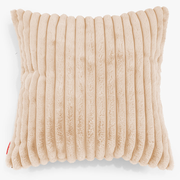 特大クッションカバー 70 x 70cm - ふわふわコーデュロイピーチ 01