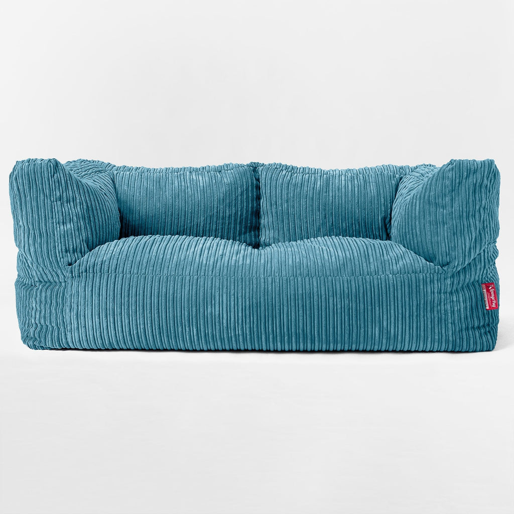 【中古】 LoungePug 2人掛けアルバートビーズソファ-クラシック ビーズクッション・クッションソファ