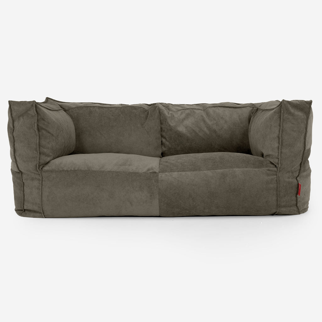 【最終値下げ】lounge pug オリーブグリーン コーデュロイ ソファ lounge-pug-giant-2-seater-bean