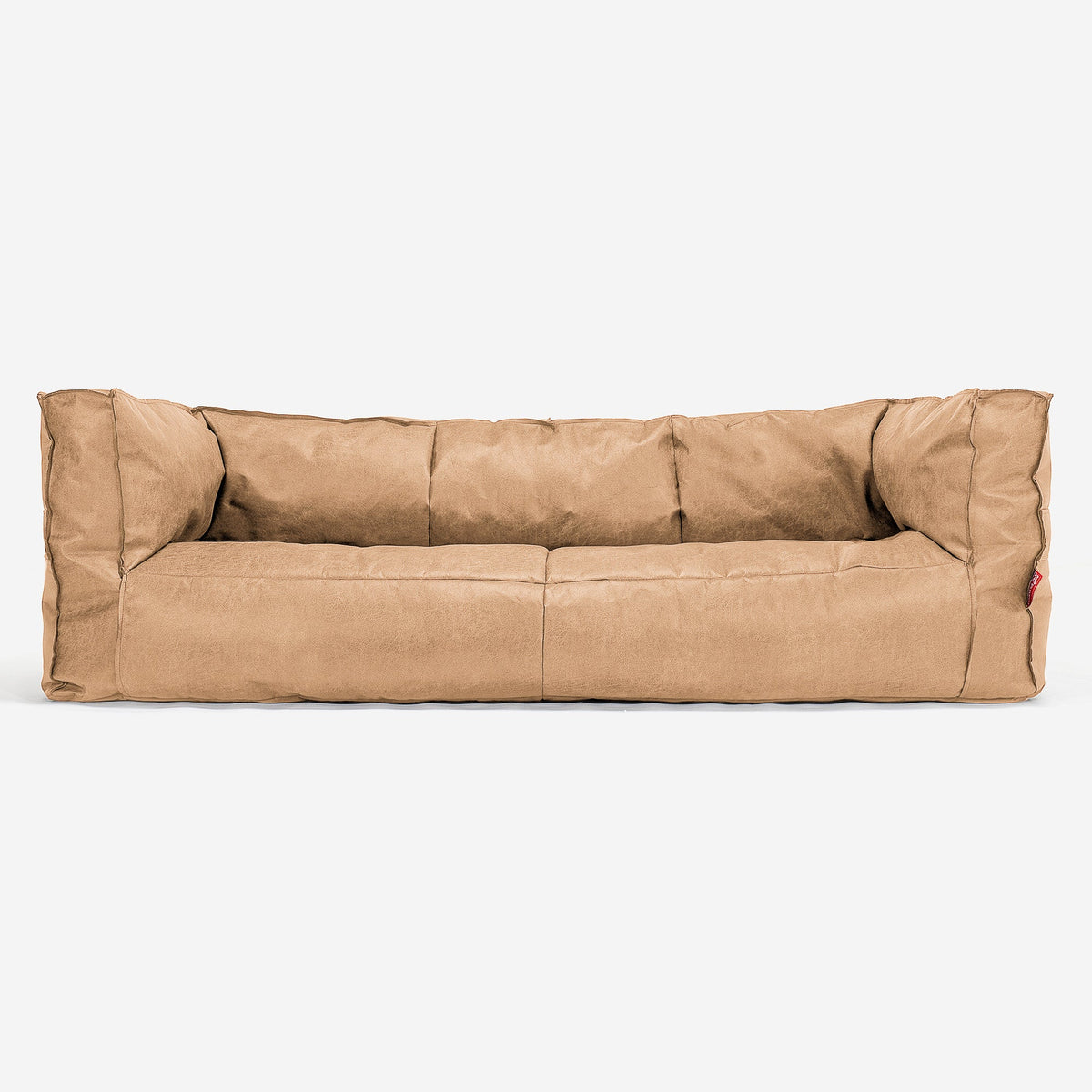 【美品】lounge pug 3人掛け アルバートソファ LoungePug 3人掛けアルバートビーズソファ-ふわもこテディ