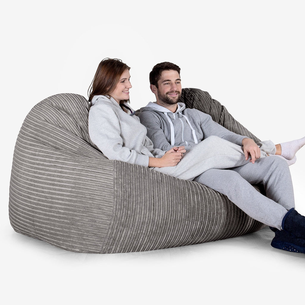 LoungePug超特大ビーズクッションソファ-クラシックコーデュロイ