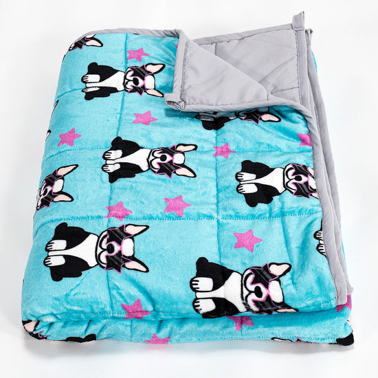 子供用ウェイトブランケット - フランネルフリースパグ 01