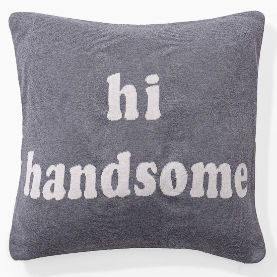 クッション 47 x 47cm - コットン100％Hey Gorgeous 01