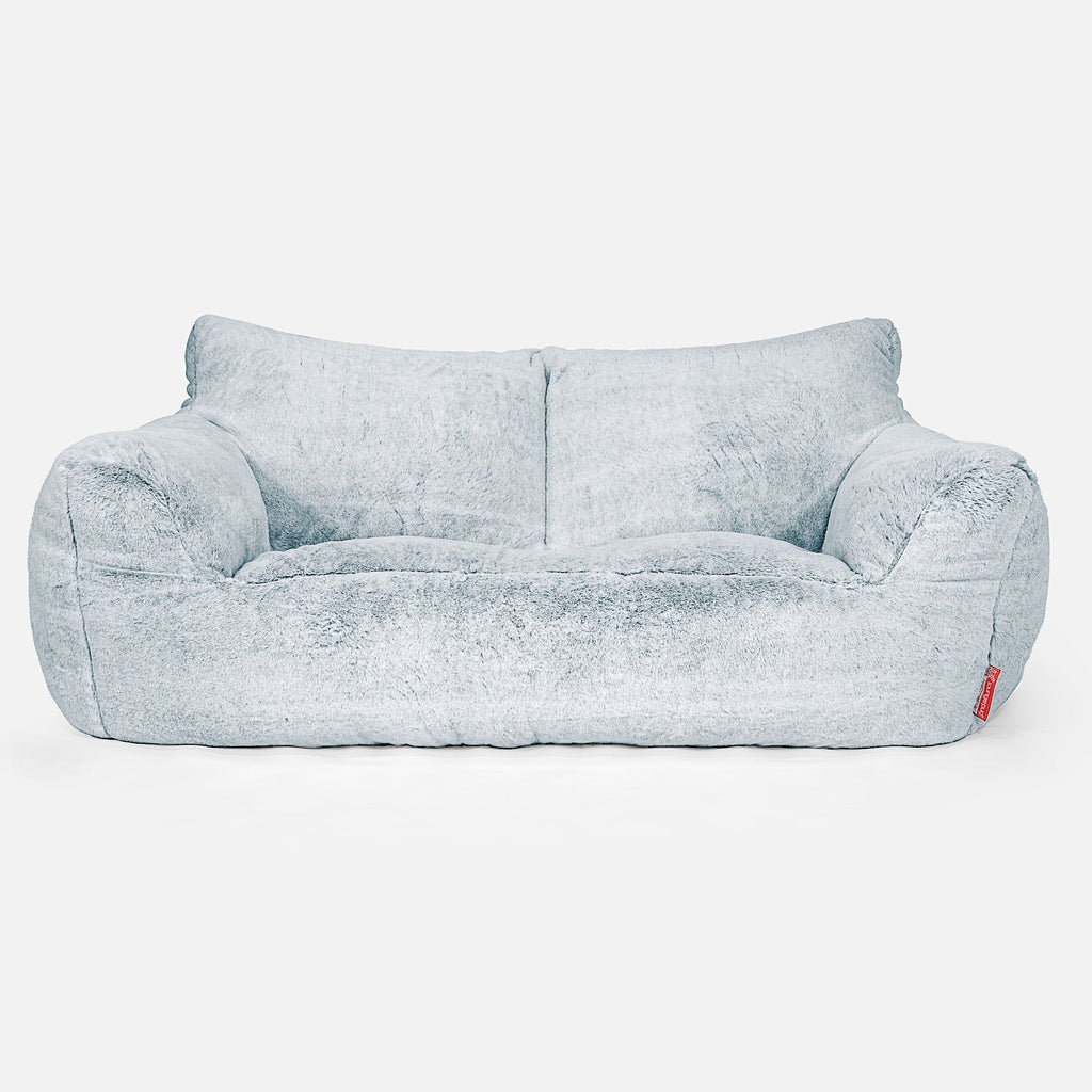 Bean Bag Bage Chair Sponged Beanless寮の大人用、ダブルシート