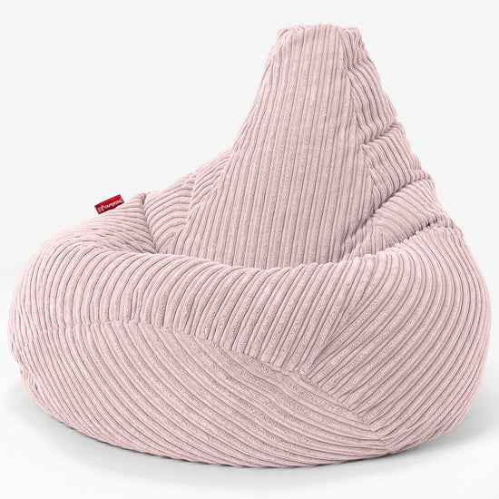 子供用ゲーミングチェアビーズクッション6-14歳用 - クラシックコーデュロイブラッシュピンク 02