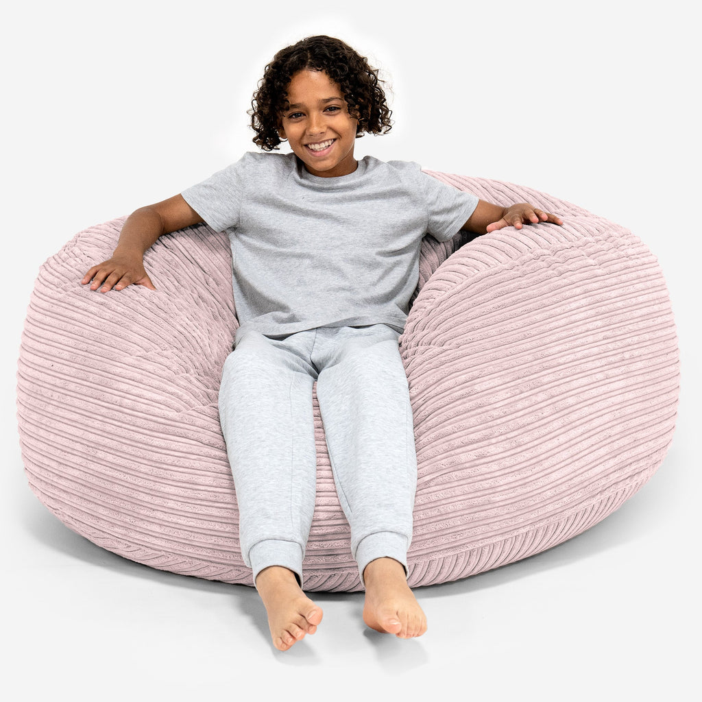 【送料¥12000込み】loungepug ビーズクッション ピンク LoungePug XXL特大ビーズクッション-フェイクラビットファー