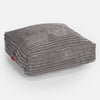 座布団フロアクッション - クラシックコーデュロイグラファイトグレー 01