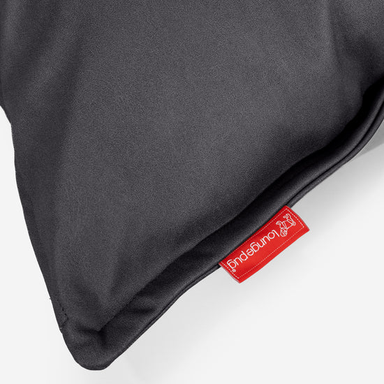 クッションカバー 47 x 47cm - ヴィーガンレザーブラック 03