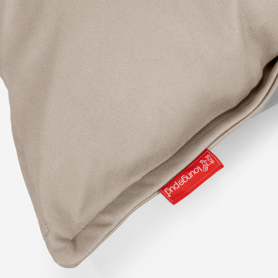 クッションカバー 47 x 47cm - ヴィーガンレザーアイボリー 03