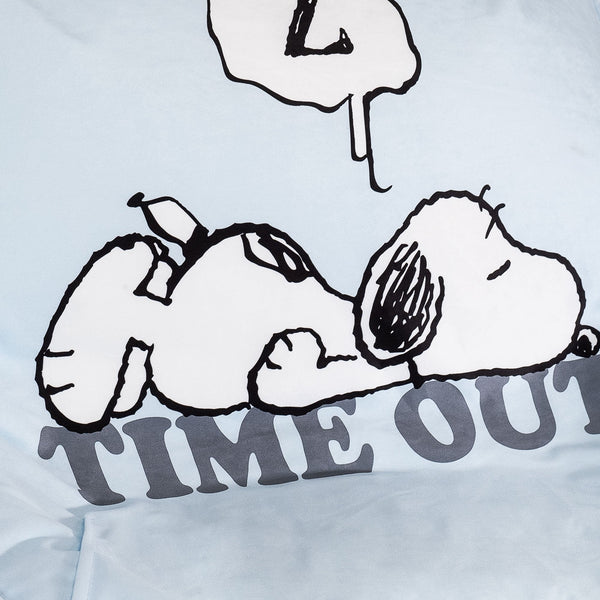 スヌーピーのんびりビーズクッションチェア - Time Out Fabric Close-up Image